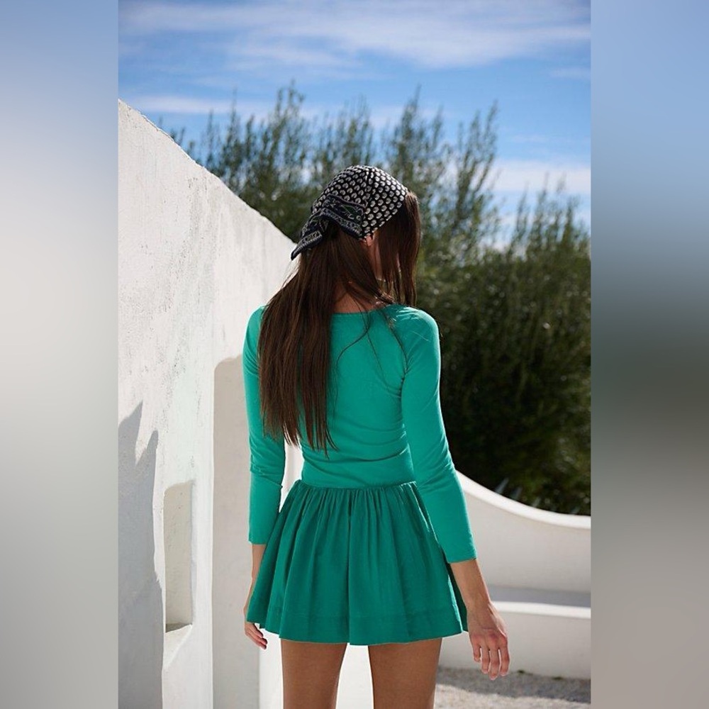 FREE PEOPLE | NWT Onda sleeved mini dress | size medium - Picture 2 of 7